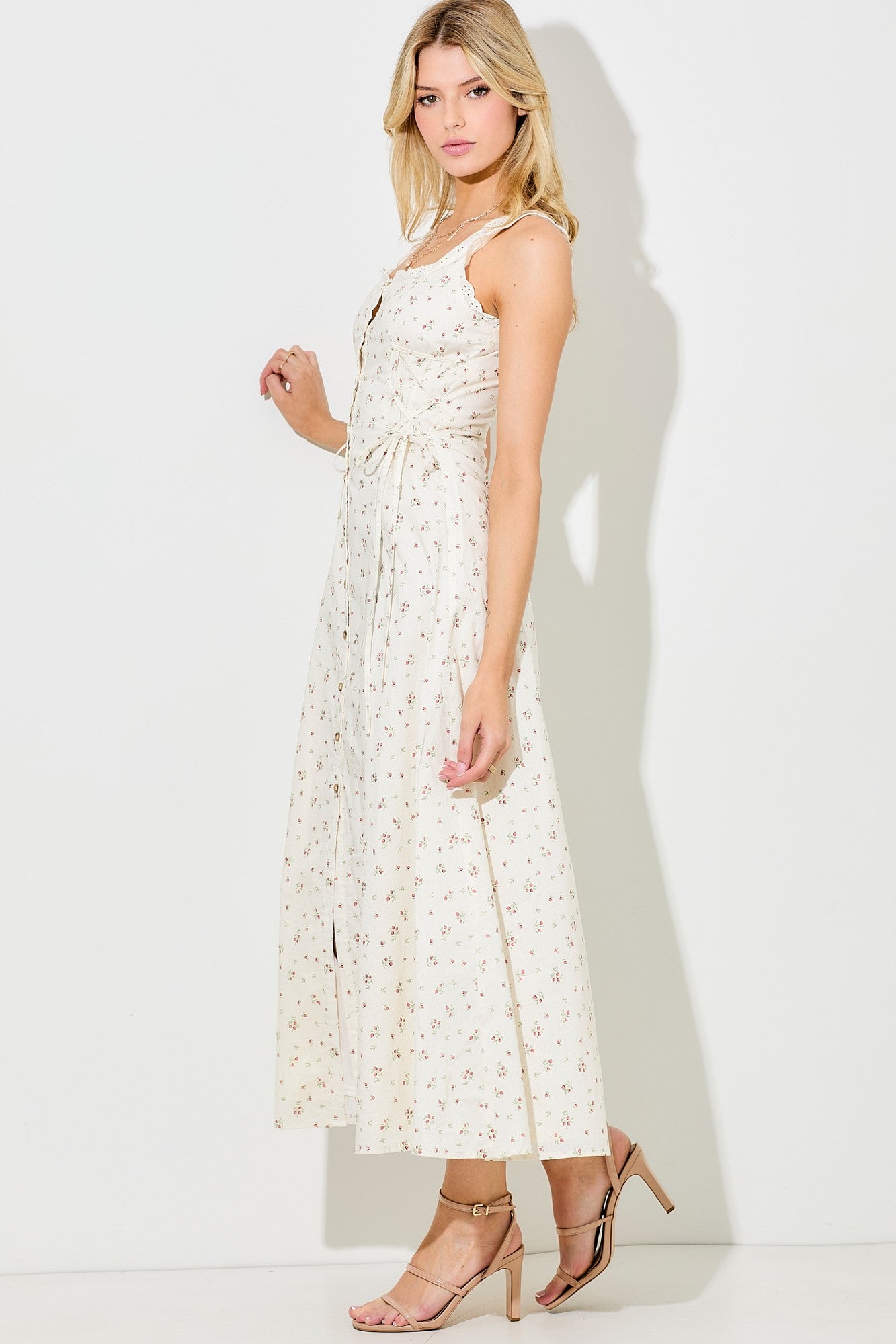 Floral Maxi Button Down Dress