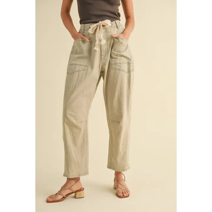 2 Tone Cotton Pants