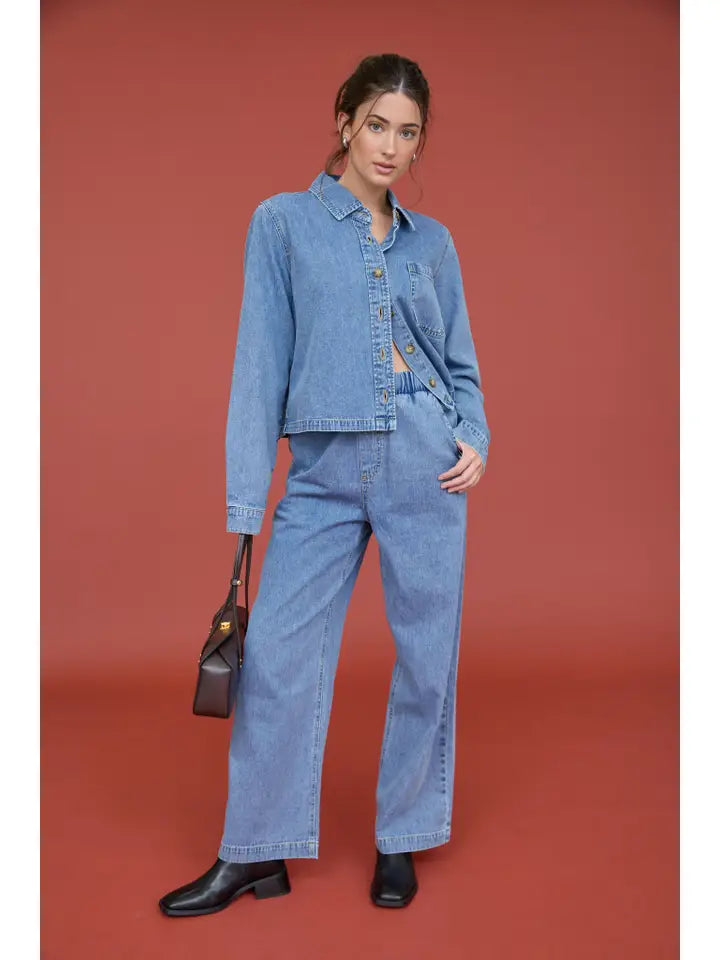 The Everyday Denim Top