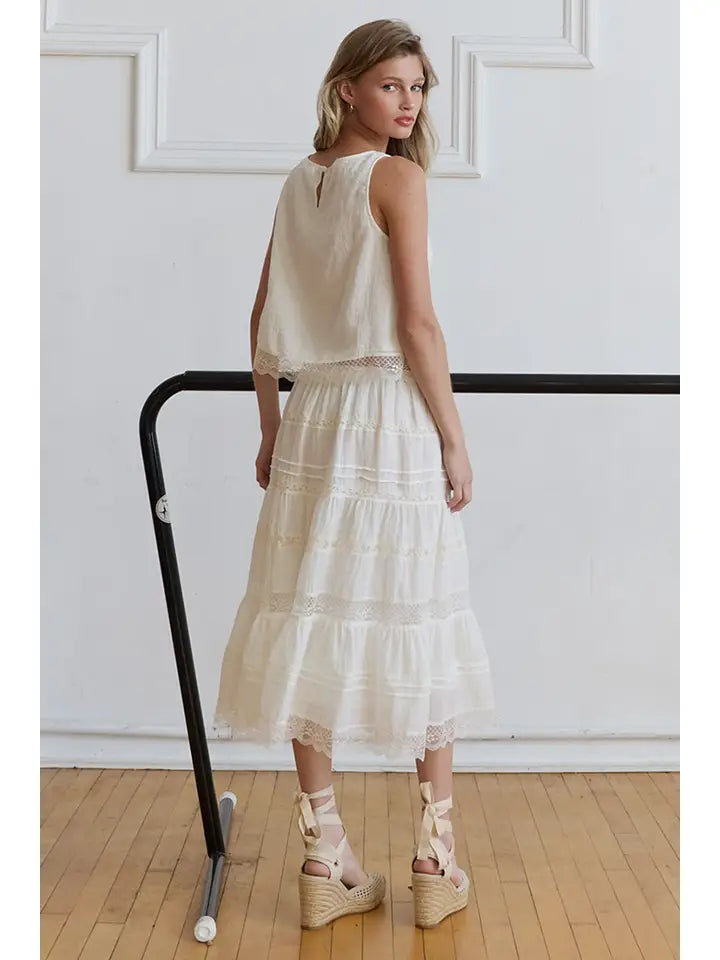 Lacey Midi Skirt