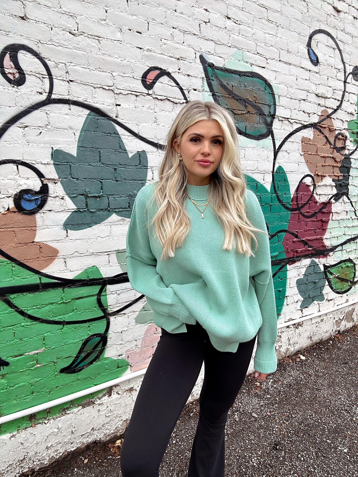 Easy Street Tunic- Pastel Jade