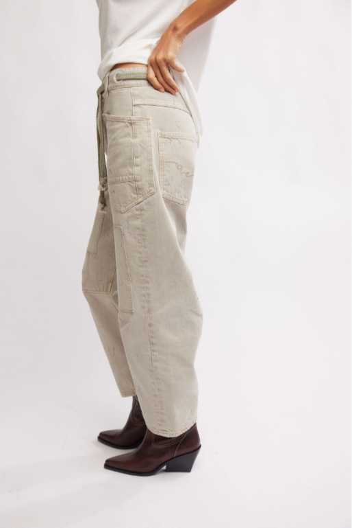 Moxie Low Cut Slung Pull On Jeans