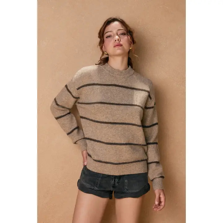 Striped Crewneck Sweater