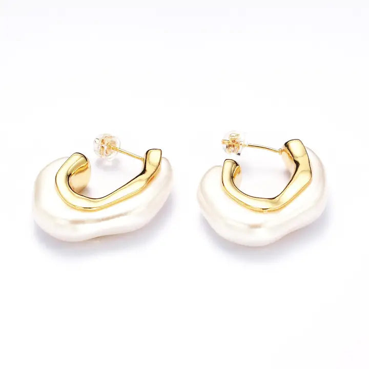 White Pearl Hoop