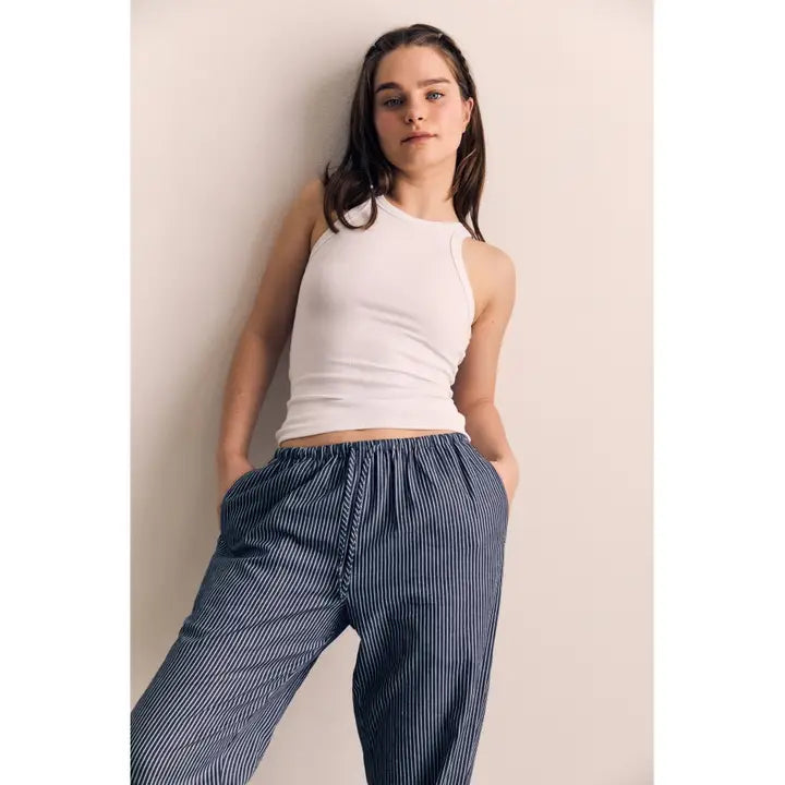 Rib Mango Sleeveless Top