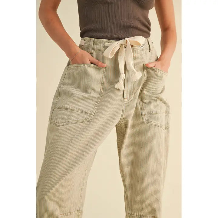 2 Tone Cotton Pants