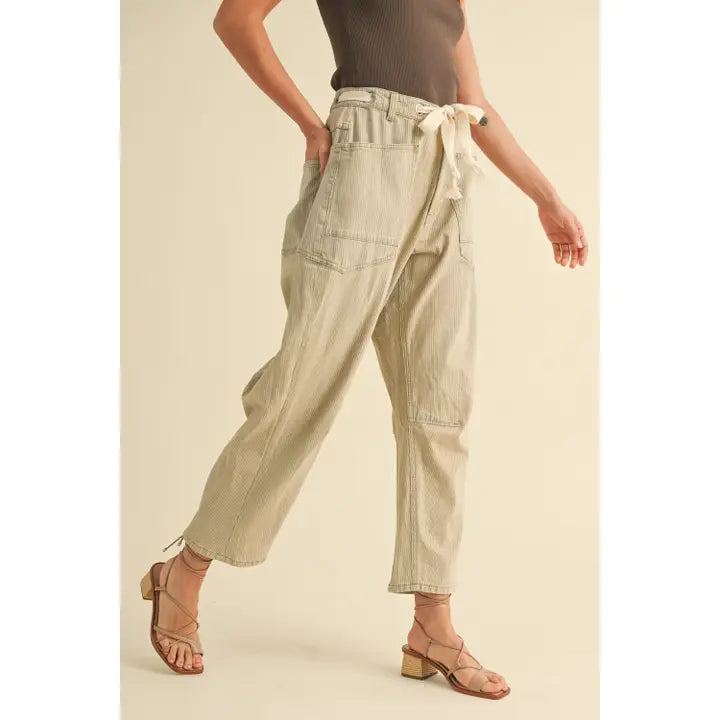 2 Tone Cotton Pants