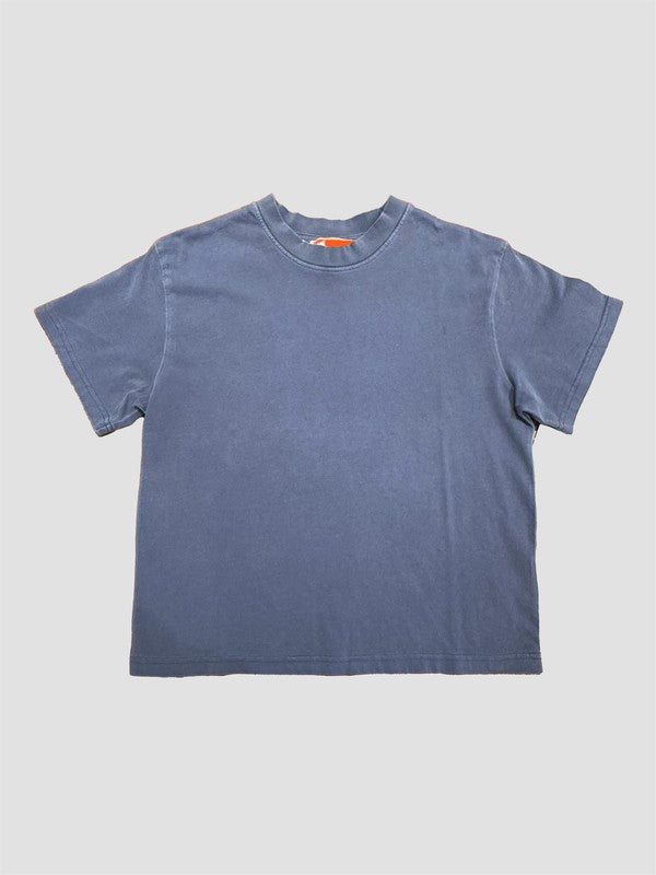 Cotton relaxed T-Shirt - Indigo