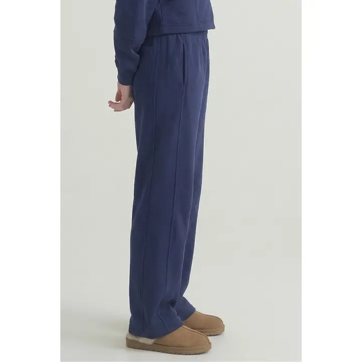 Pre Shrunk Cotton Terry Wide Pants