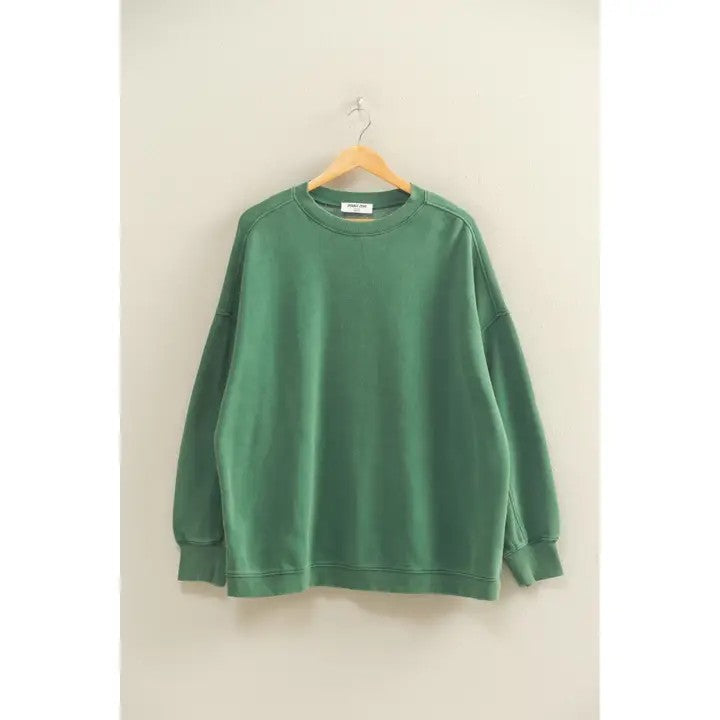 Oversized Crew Neck Sweatshirt