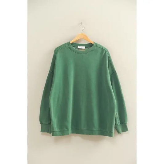 Oversized Crew Neck Sweatshirt