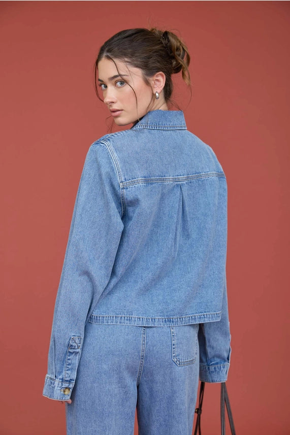 The Everyday Denim Top