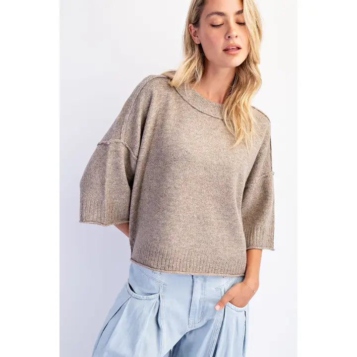 Crew Neck Oversized Sweater