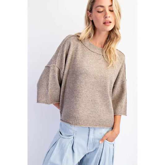 Crew Neck Oversized Sweater