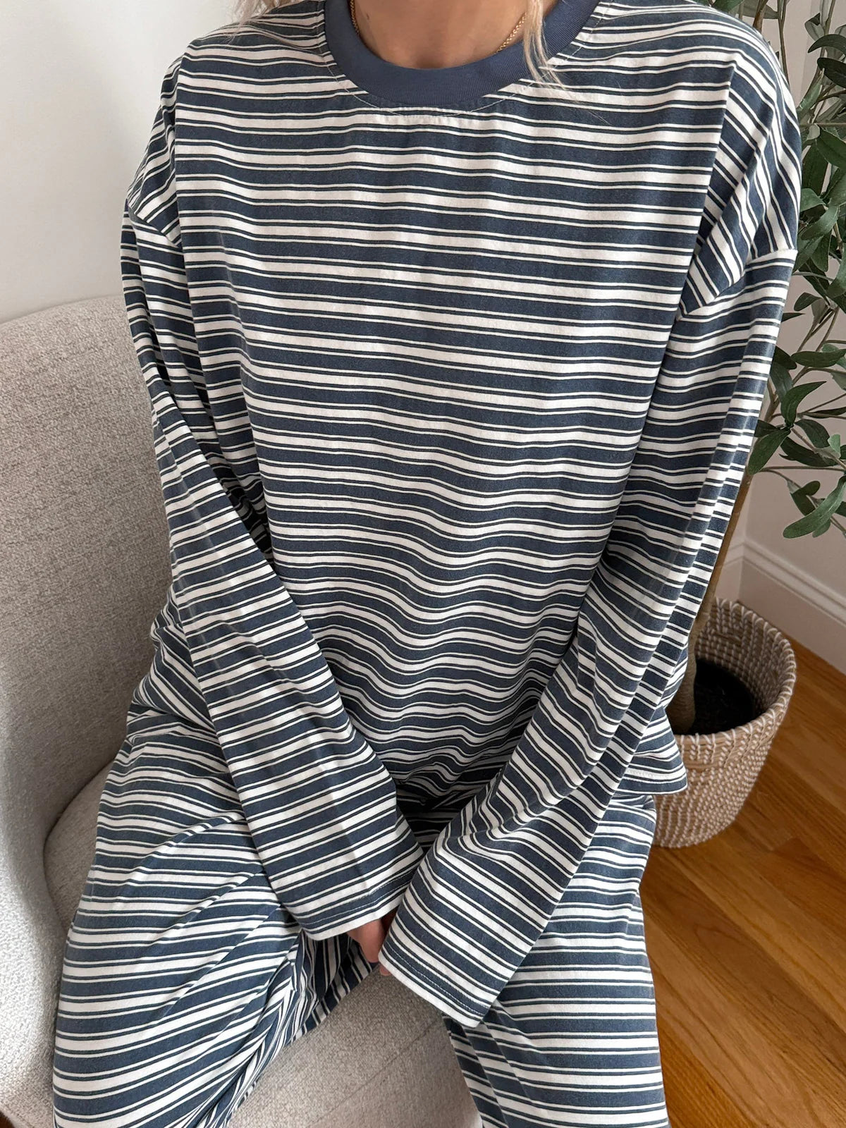 Billie Stripped Long Sleeve Top