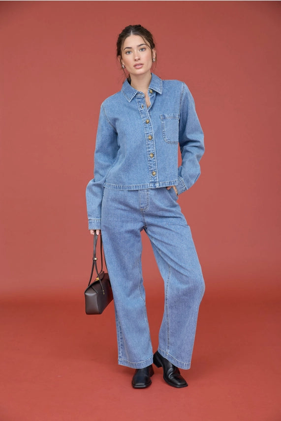 The Everyday Denim Top