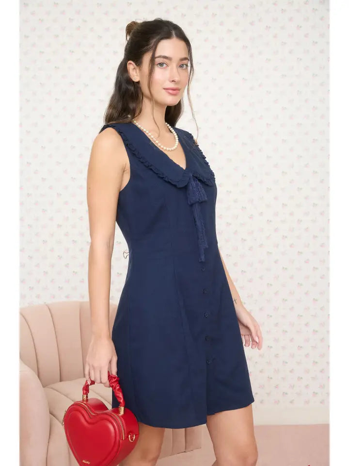 Hey Sailor Mini Dress