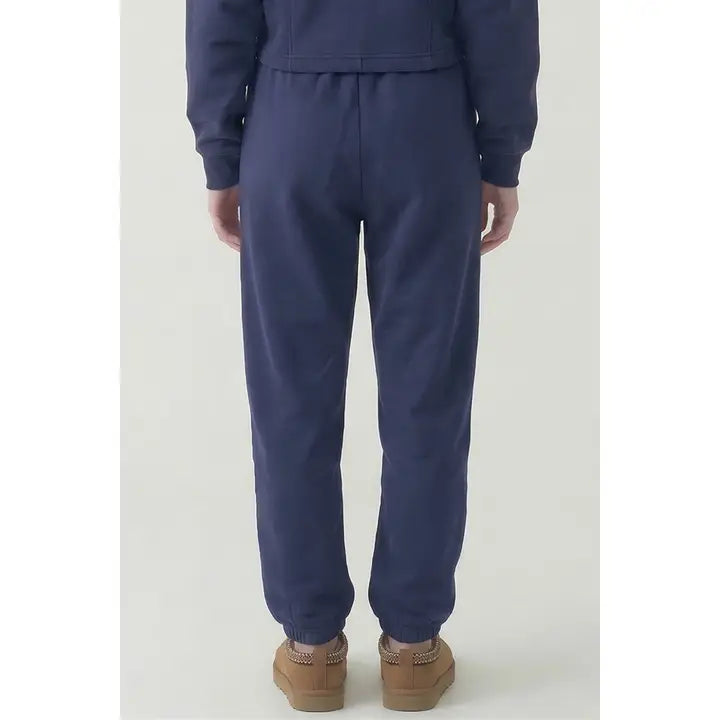 Pre Shrunk Cotton Terry Standard Fit Jogger Pants