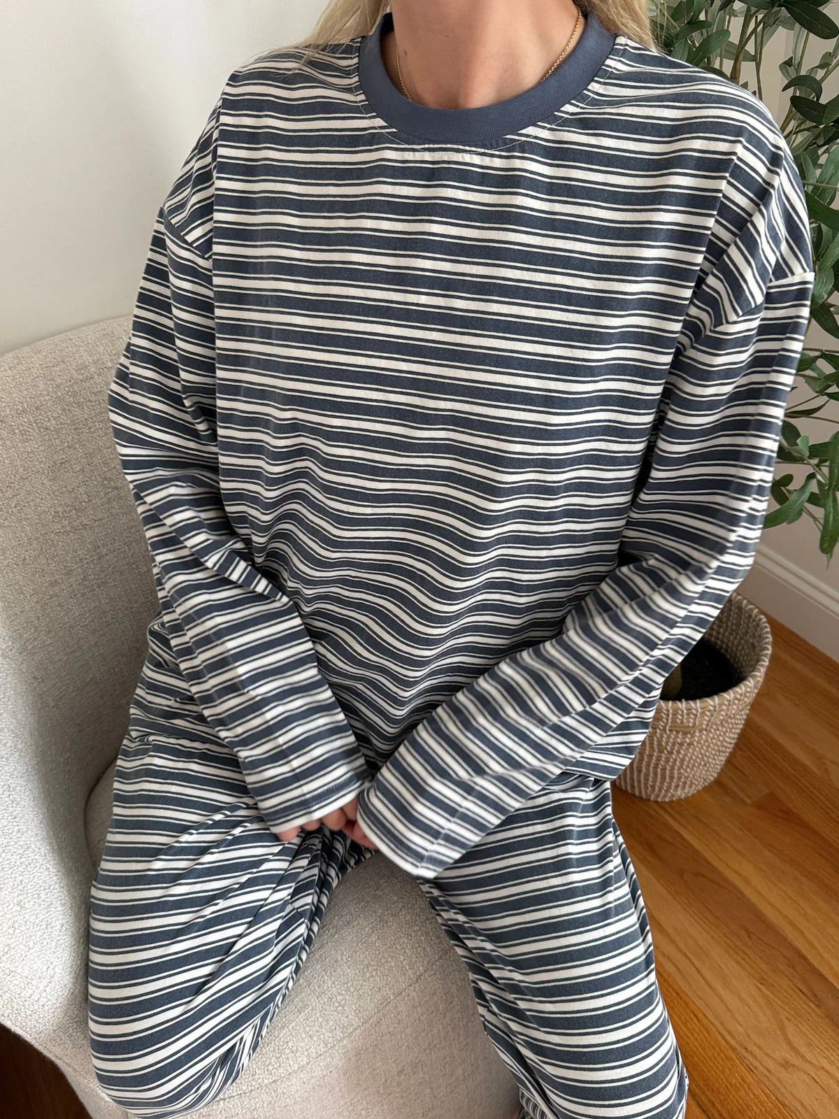 Billie Stripped Long Sleeve Top