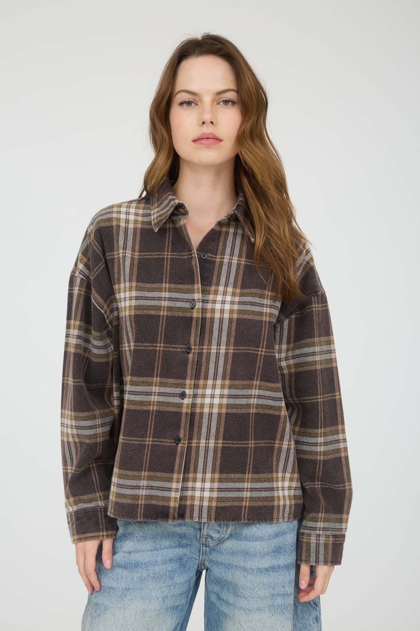 Plaid Button Down