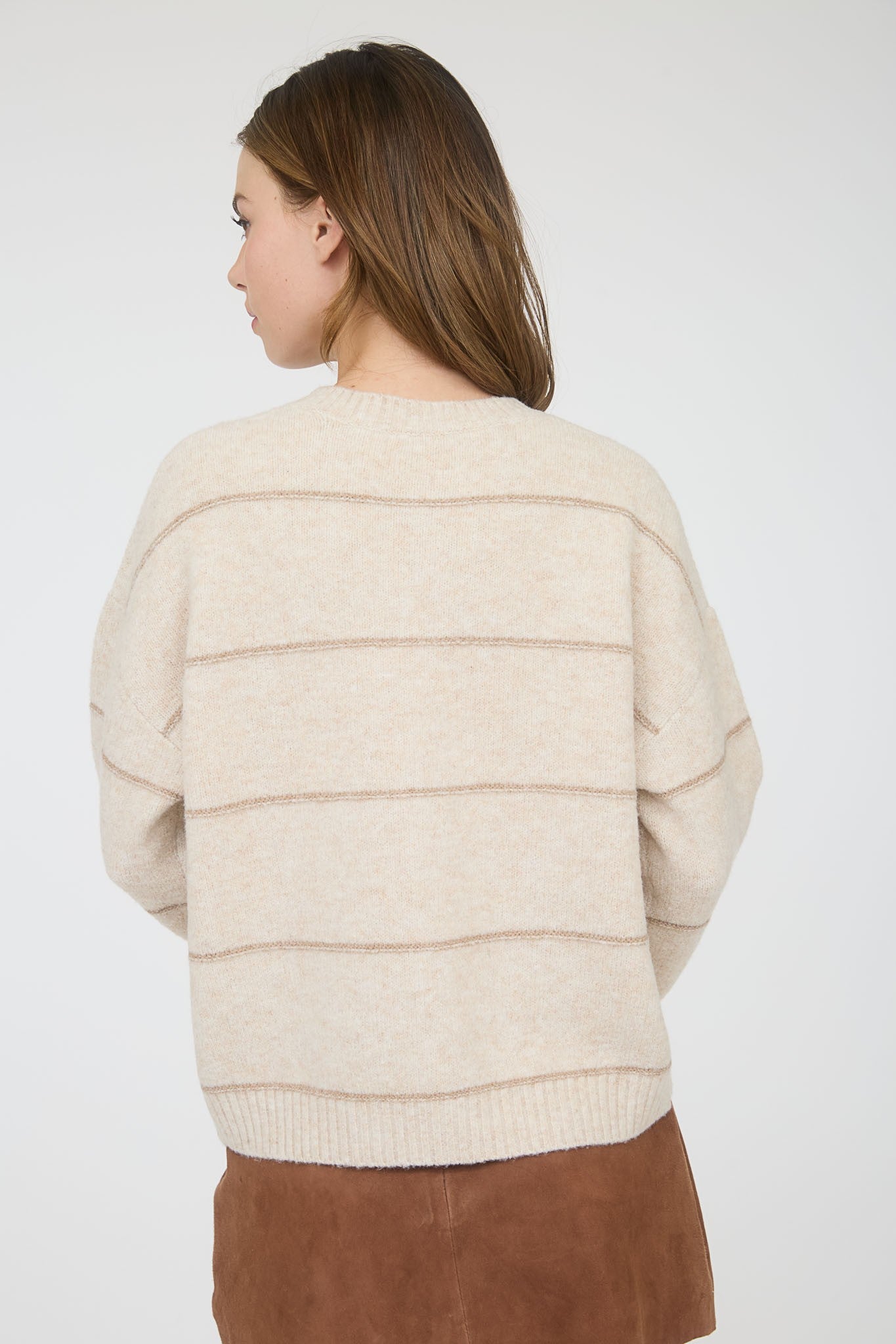 Thin Stripe Button Down Cardi