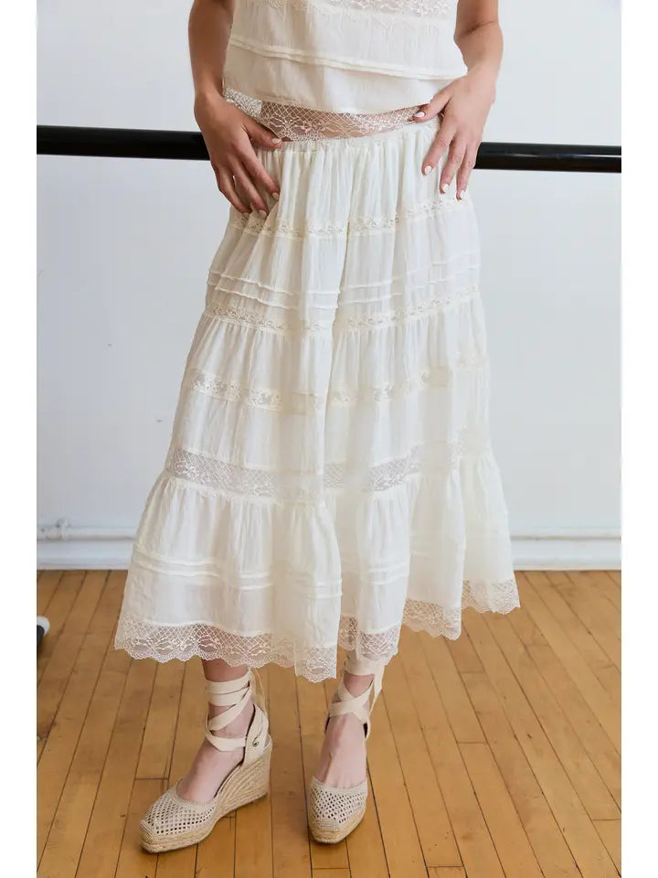 Lacey Midi Skirt