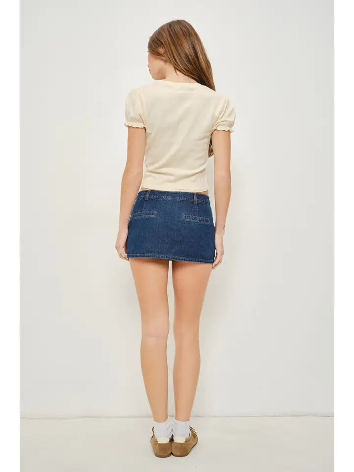 Davey Sardines Smocked Tee