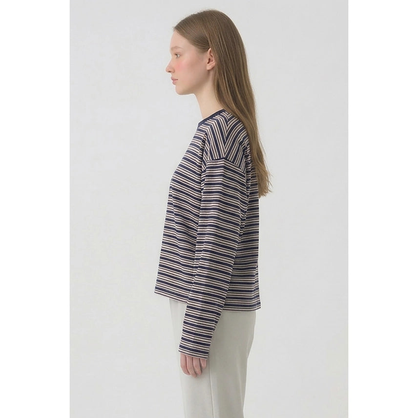 Relaxed Stripped Long Sleeve