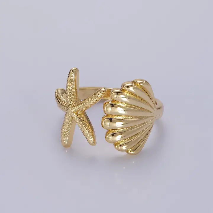 Ocean Open Wrap Ring