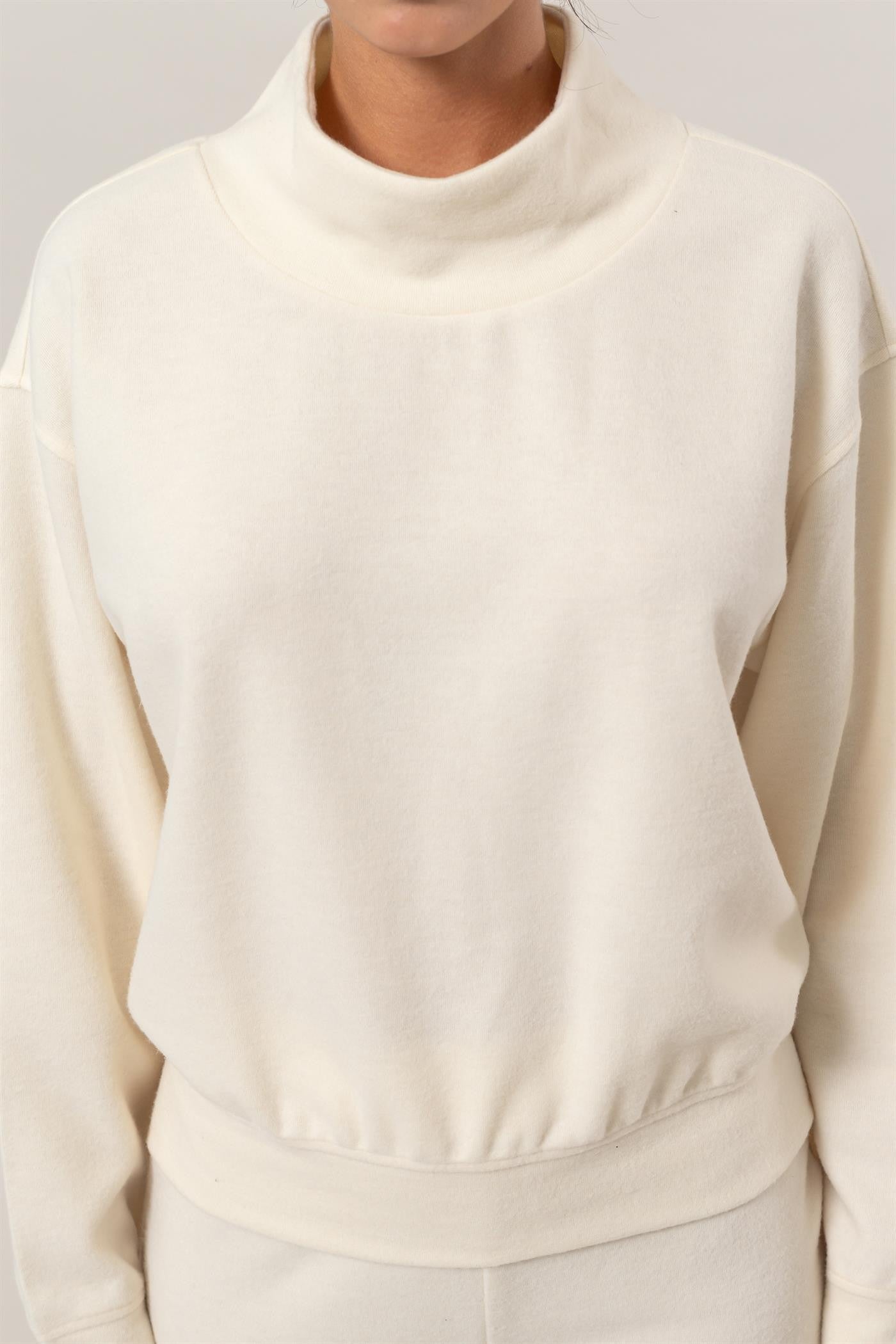 Funnel Neck Sweatshirt