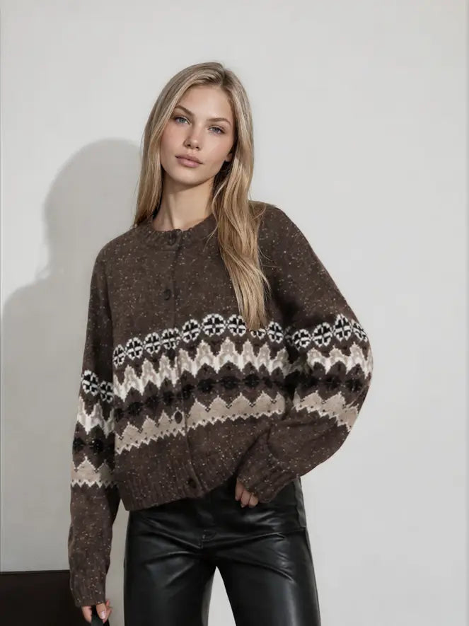 Button Down Knit Cardigan