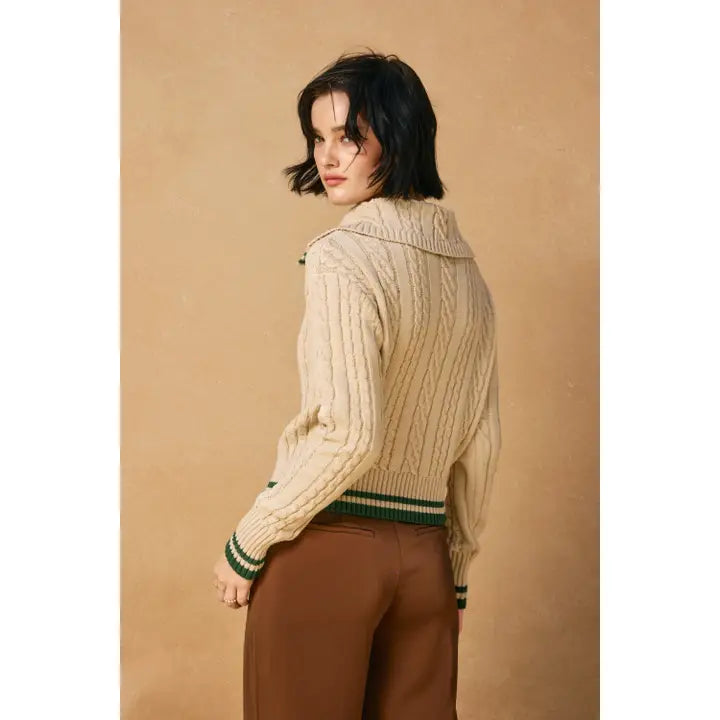 Collar Polo Sweater