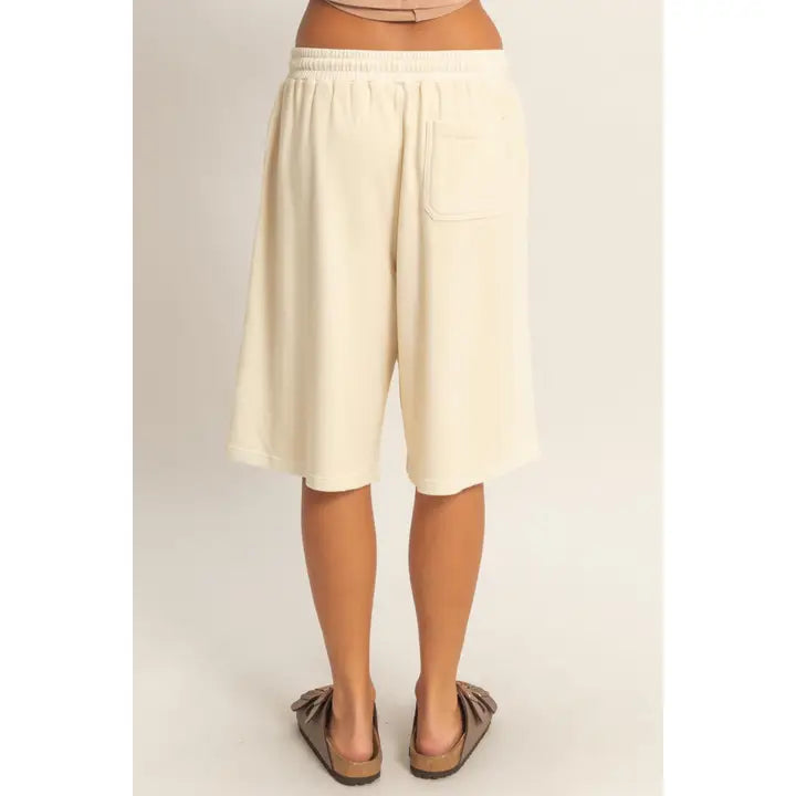 French Terry Bermuda Shorts