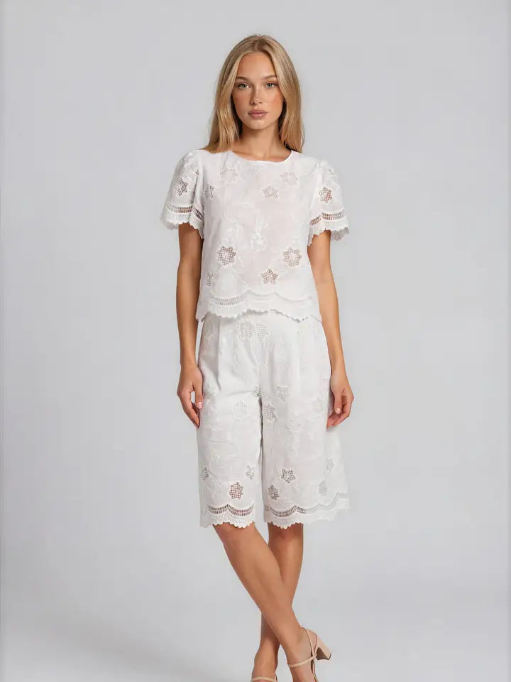 Flora Lace Top