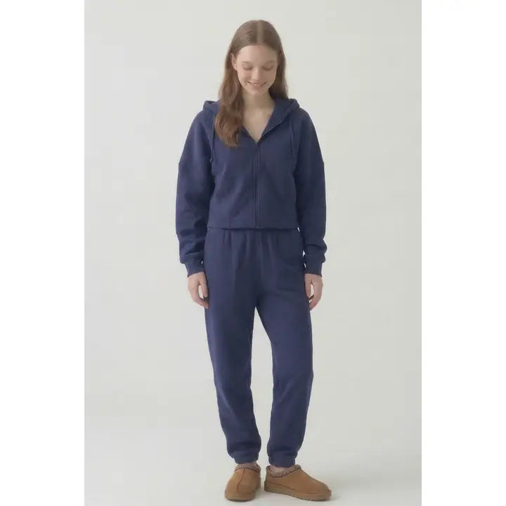 Pre Shrunk Cotton Terry Standard Fit Jogger Pants