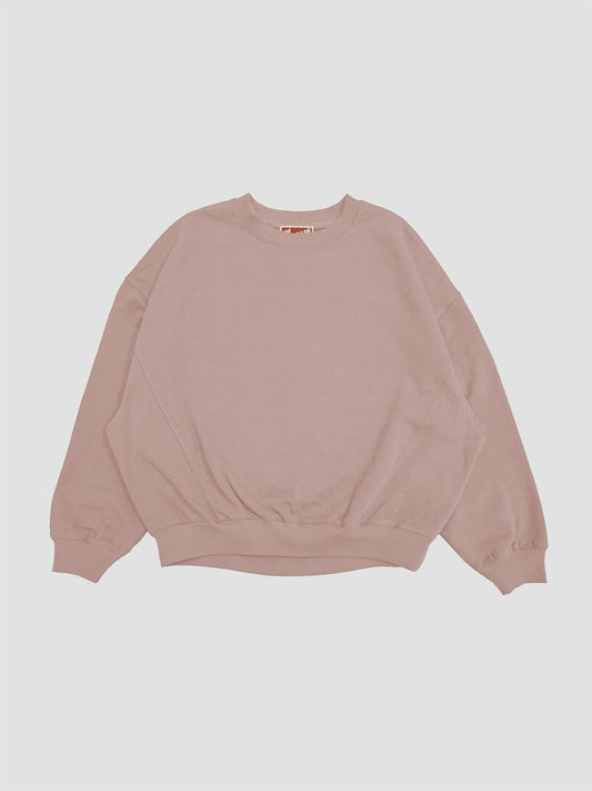 Cotton Terry Fleece Oversized Sweater