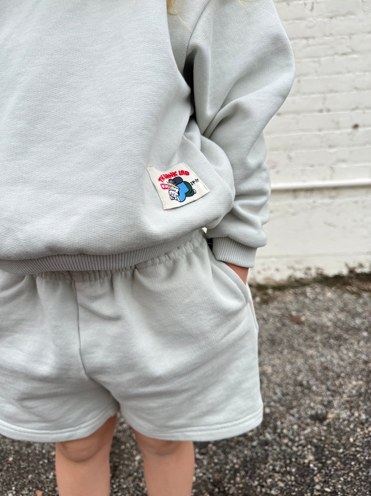 Kids Organic Cotton Terry Standard Crewneck