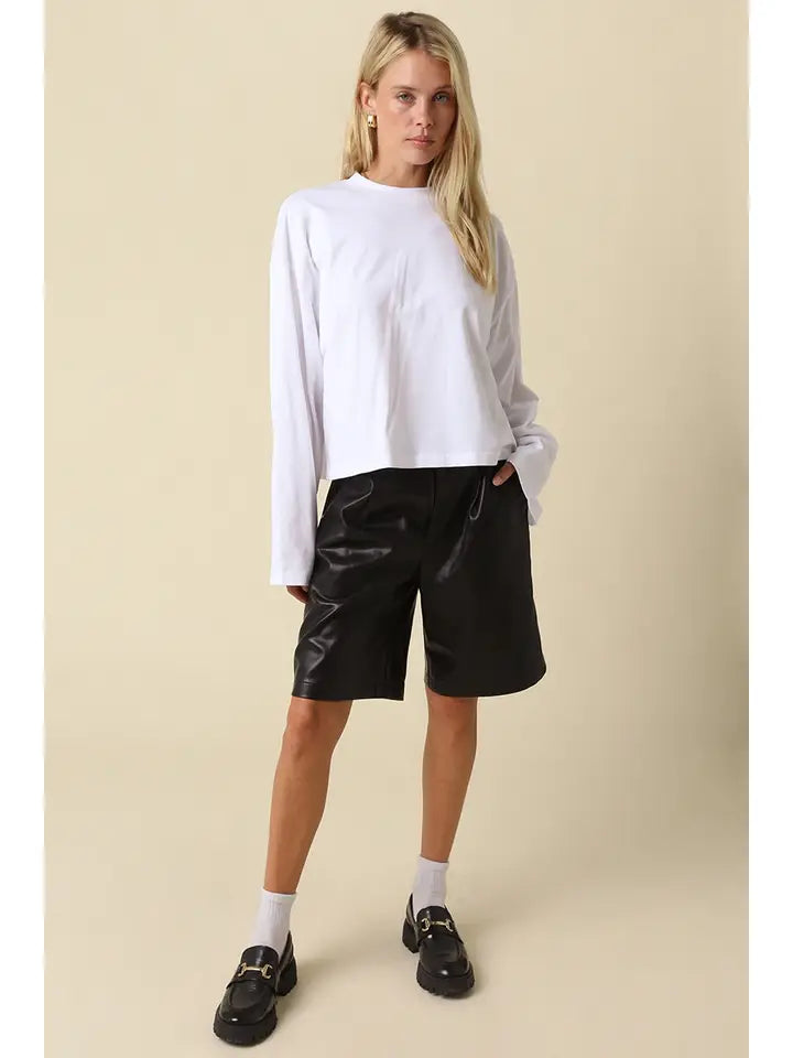 Long Sleeve Crew Neck Tee
