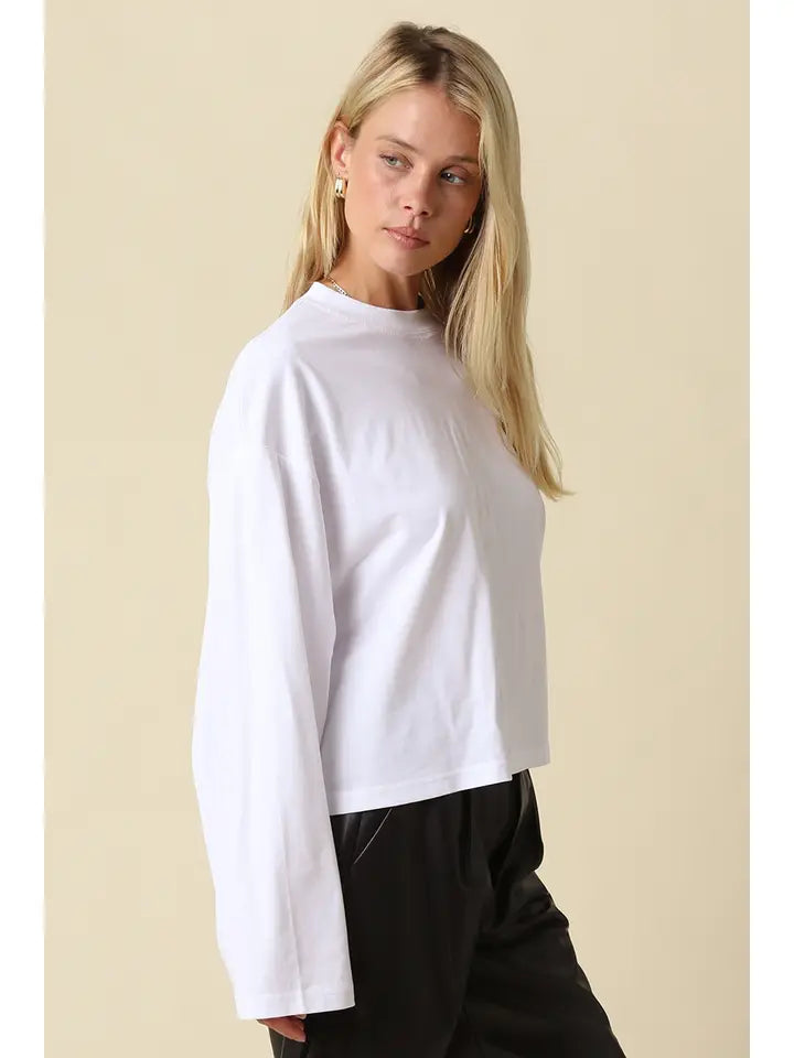 Long Sleeve Crew Neck Tee