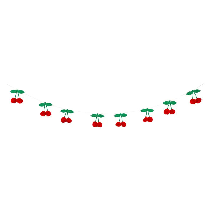 Felt Cherries Banner