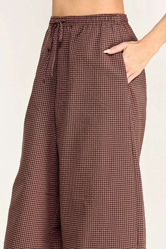 Cocoa Check Pants