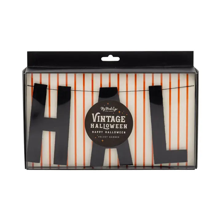 Happy Halloween Felt Banner