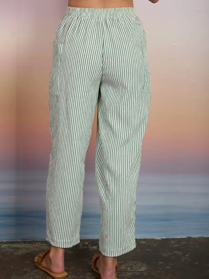 Striped Pocket Detail Lounge Pants