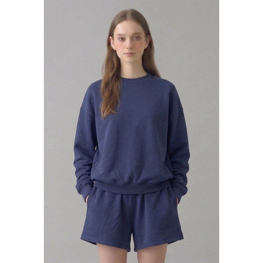 Pre Shrunk Cotton Terry Standard Crewneck Sweatshirt