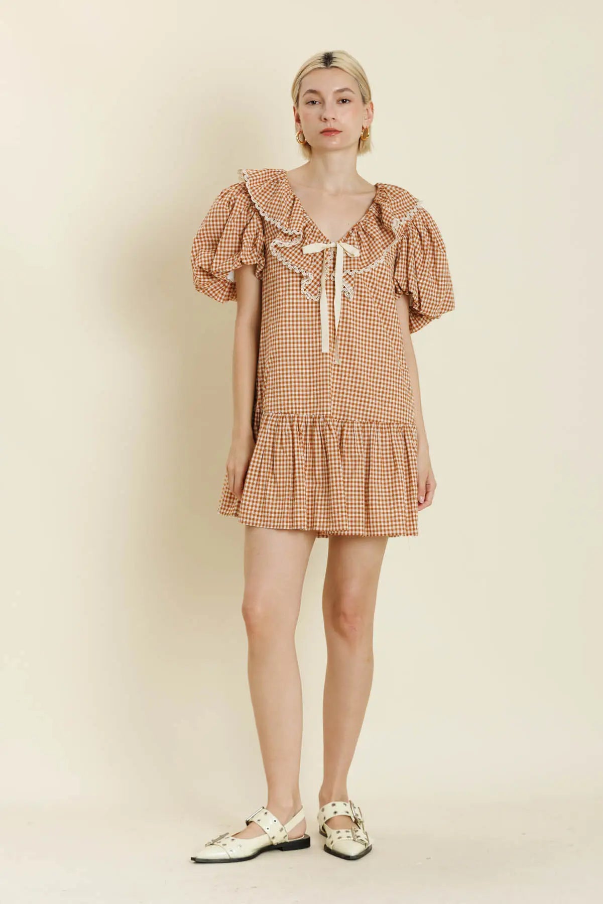 Goldie Gingham Mini Dress