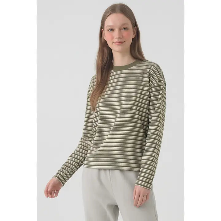 Relaxed Stripped Long Sleeve