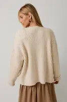 Button Down Chunky Cardigan