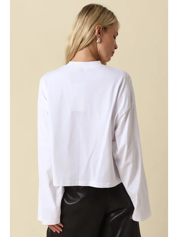 Long Sleeve Crew Neck Tee