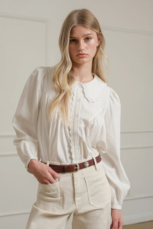 Round Collar Blouse