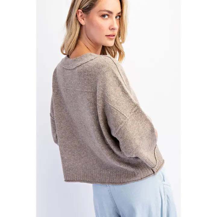 Crew Neck Oversized Sweater